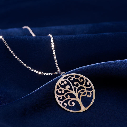 Rose Gold Tree of Life Pendant