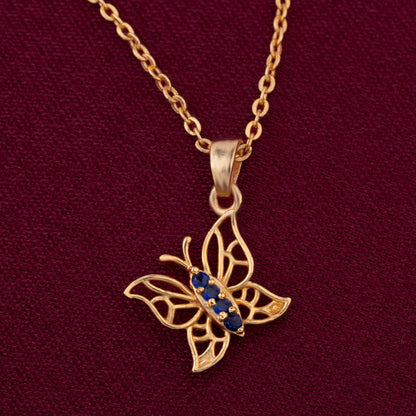 Blue Butterfly Radiance Pendant