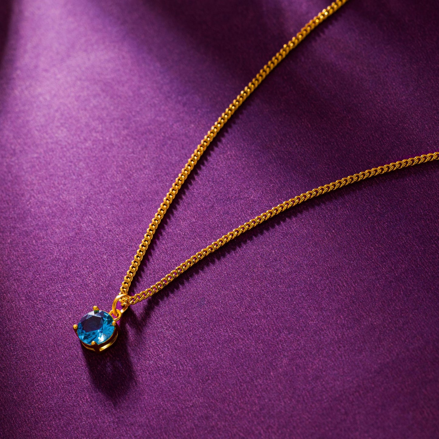 midnight sapphire pendant