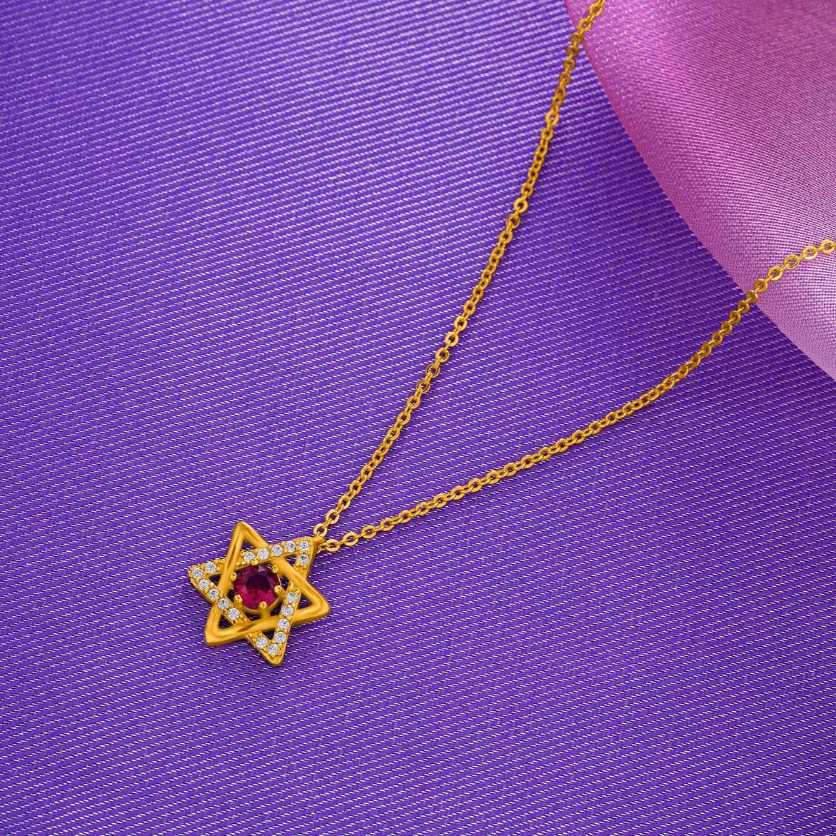 red star elegance pendant