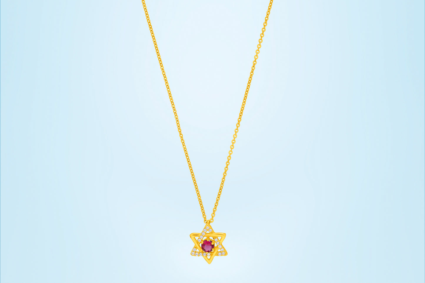 red star elegance pendant