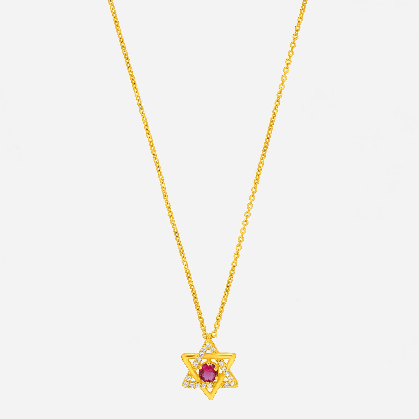 red star elegance pendant