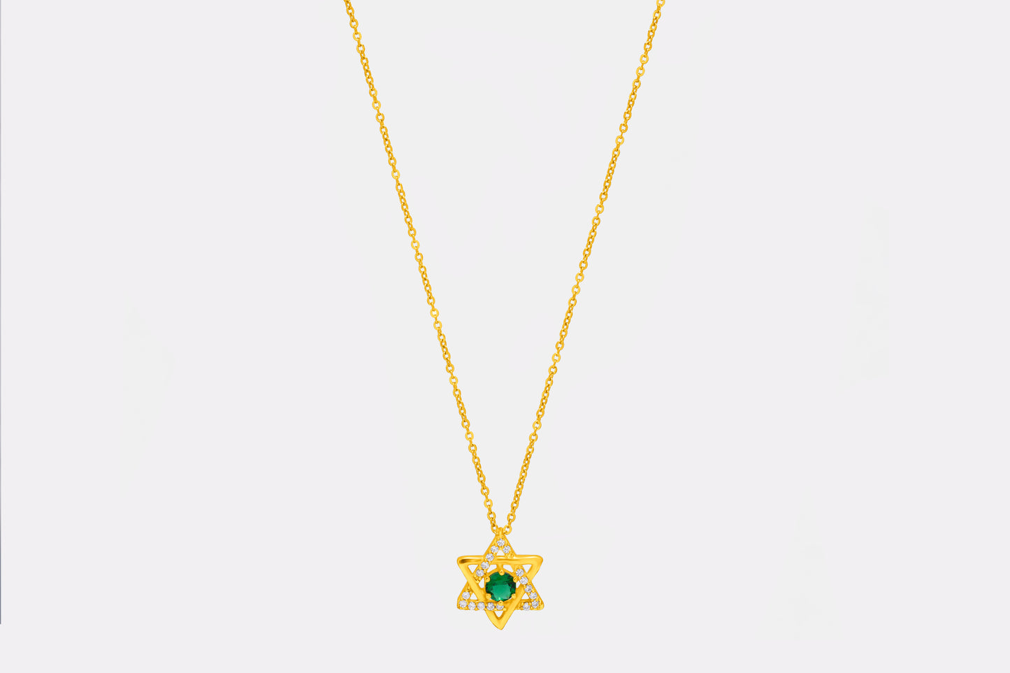 green star of elegance pendant