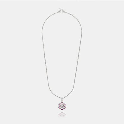 Shine with this Stunning Diamond Flower Pendant