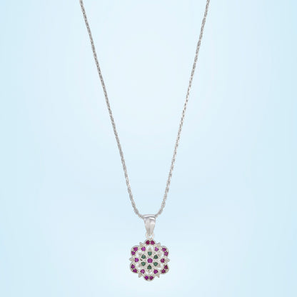 Shine with this Stunning Diamond Flower Pendant