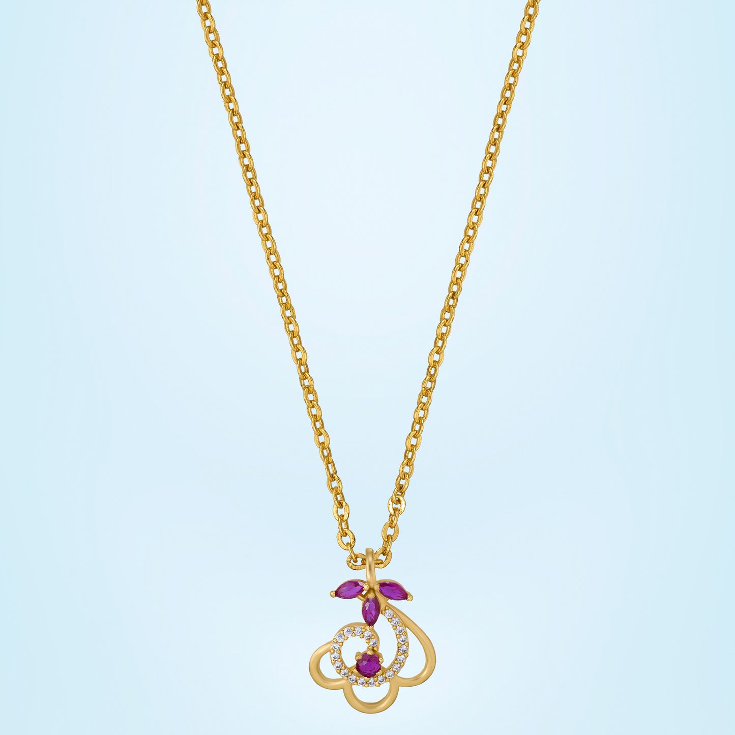 floral elegance pendant