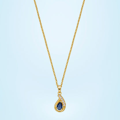 Blue Eternal Elegance Sapphire Pendant