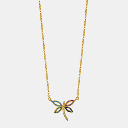 Colorful Dragonfly Necklace