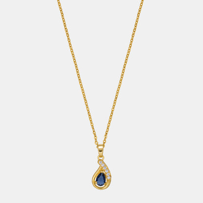 Blue Eternal Elegance Sapphire Pendant