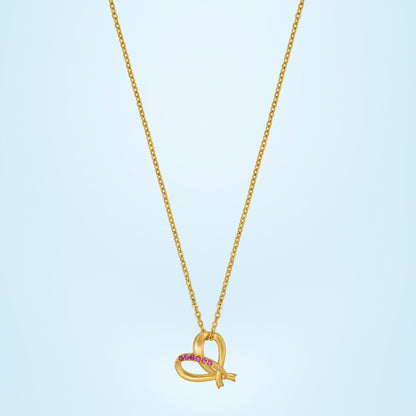 Red Graceful Heart Pendant