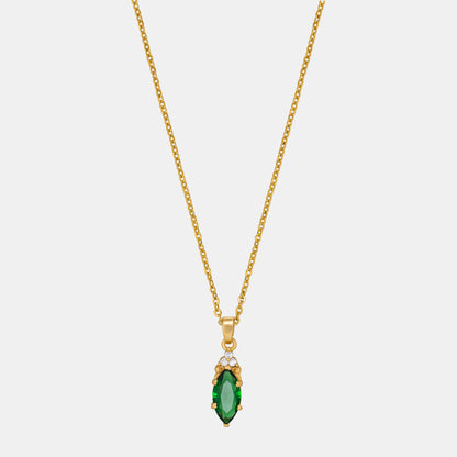 Green Celestial Teardrop Pendant