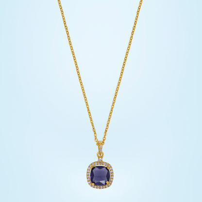 Blue Halo Elegance Pendant