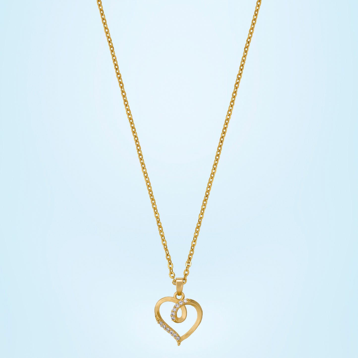 embrace heart pendant