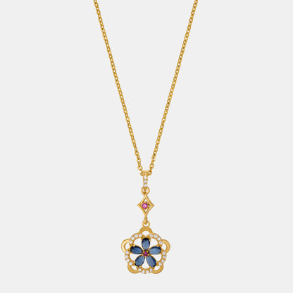 Blue Blossom Radiance Pendant