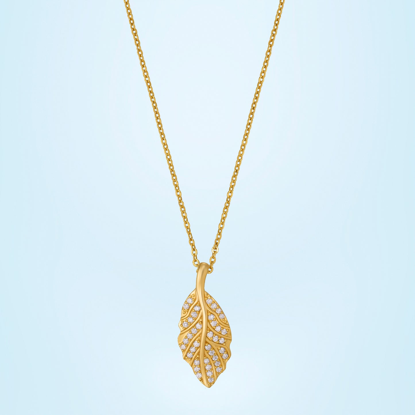 leaf whisper necklace