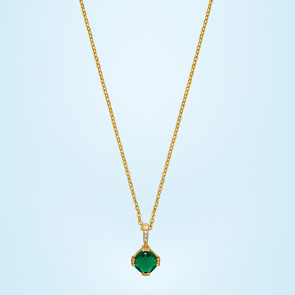 Green Emerald Essence Pendant