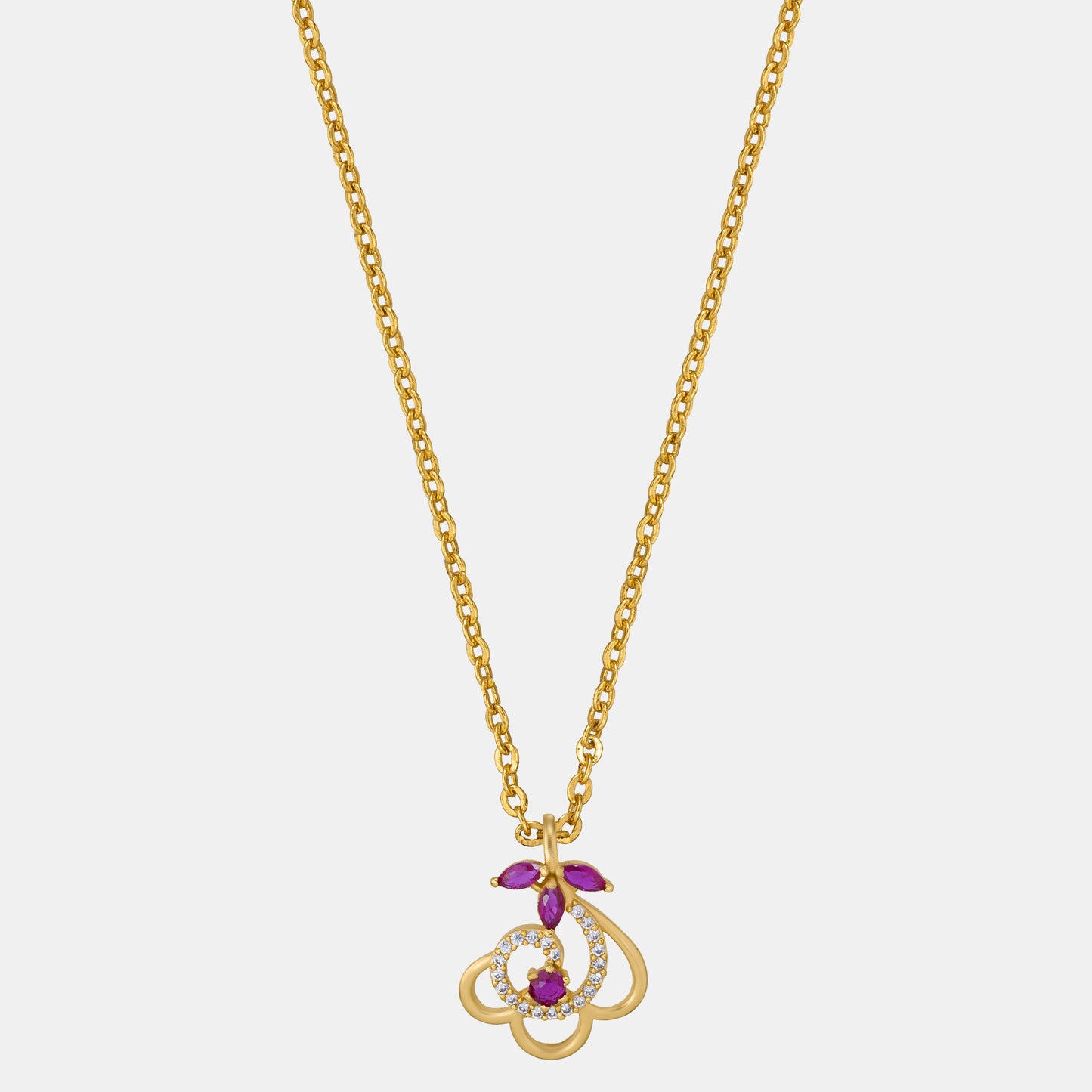 floral elegance pendant