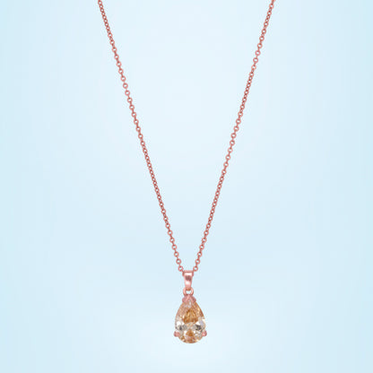 Rose Gold Necklace Shine Bright Like a Chempion Diamond