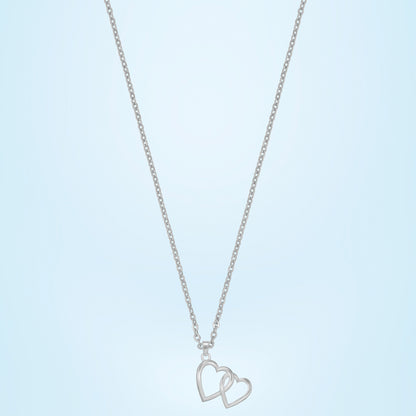 Silver Heart Pendant with a Chain