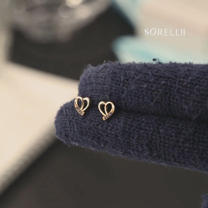 Blue Love Knot Earrings