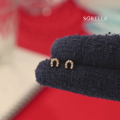 White Lucky Charm Earrings