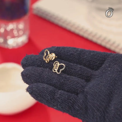 Blue Flutter Butterfly Earrings